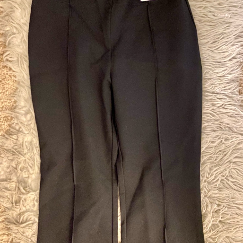 Black Kick Flare High Rise Pants - Picture 3 of 4
